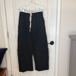 We The Free Navy and White Drawstring Pants